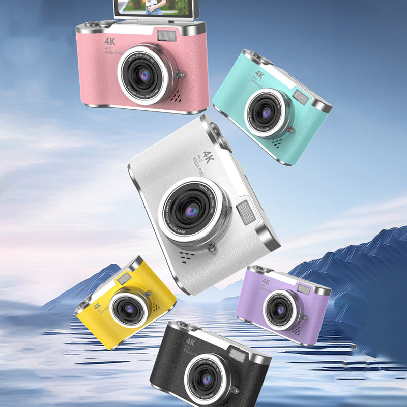 📢📢50% OFF !! ⏰4K HD Flip-Screen Digital Camera