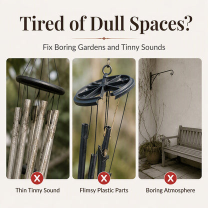🎁50% Off For 2026 New Arrival！🔥High‑end decor to soothe your mood and comfort your soul！🔔Rotating Metal Bell Wind Chime
