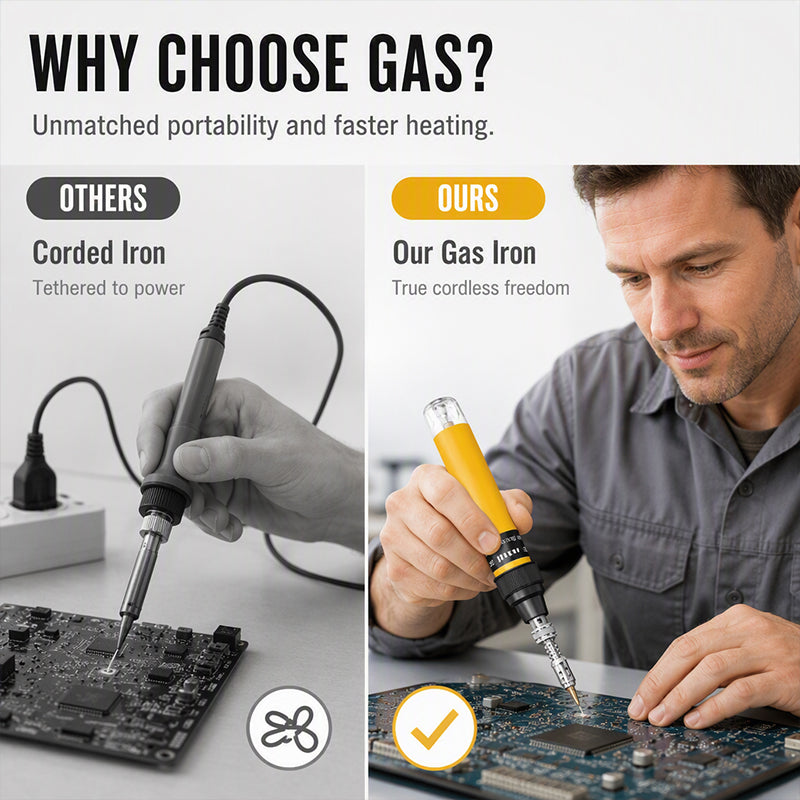 📢📢50% OFF !! ⏰Cordless Butane Soldering Iron Pen