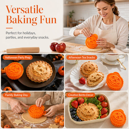 🎃Halloween Special Offer！🔥You Must Have This Pastry Mold！🍰Halloween Handheld Pie Press Mold