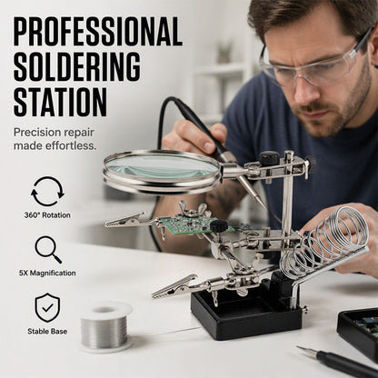 Adjustable Helping Hands Soldering Station