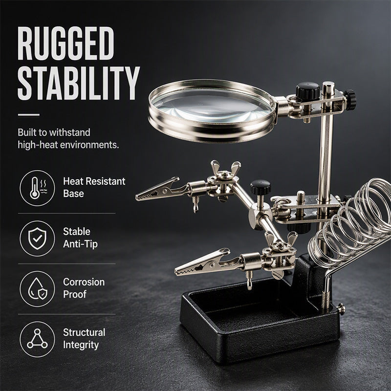 Adjustable Helping Hands Soldering Station