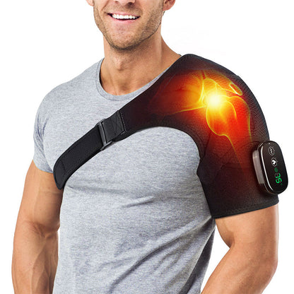 🔥Hot Sale 50% OFF🔥 Heated Shoulder Brace with Vibration – 3 Heat & 3 Massage Modes, Cordless, for Men & Women 🔥