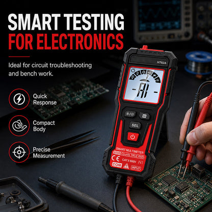 Smart Digital Multimeter with Test Leads