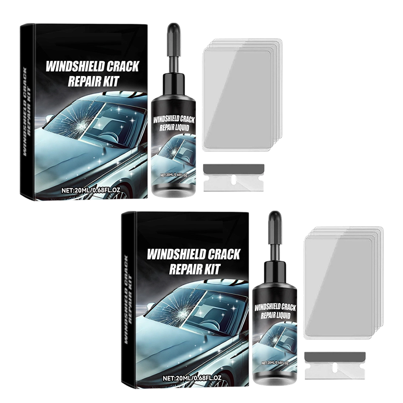 🔧 Windshield crack? DIY fix in minutes. UV resin kit that actually works. ✨