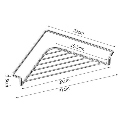 🥳2026 TOP PICK🥳 Sink Corner Drying Rack – Stainless Steel, Fast-Draining Design – Lifts Sponges Off Counter, Reduces Soggy Buildup! 🧽💨