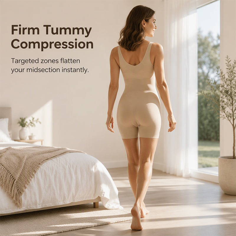 Women Seamless Shapewear Bodysuit Tummy Control Waist Trainer