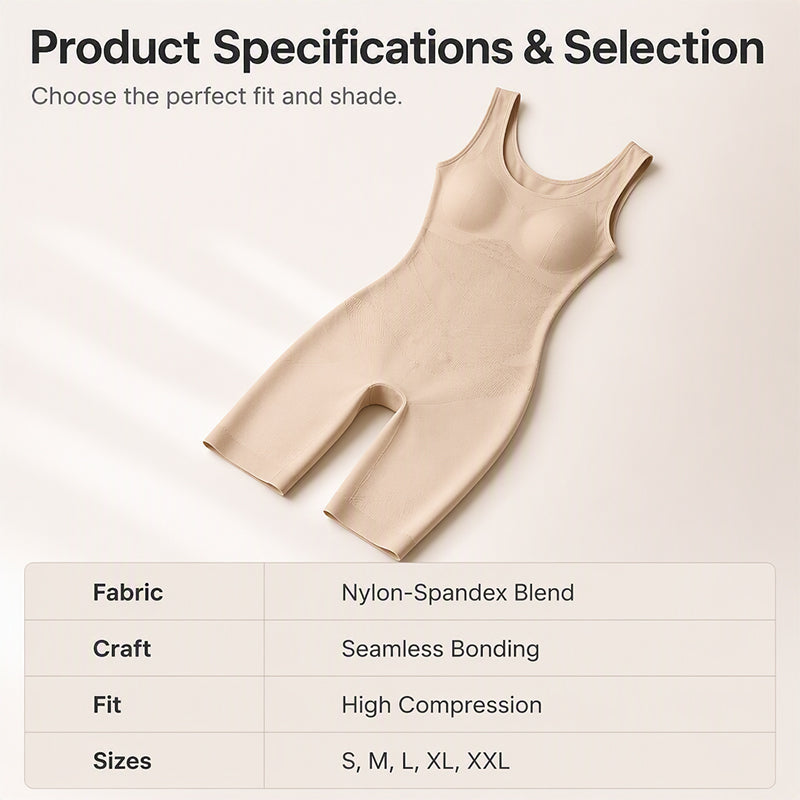 Women Seamless Shapewear Bodysuit Tummy Control Waist Trainer
