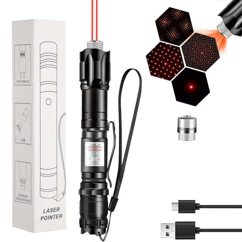 🛠️Portable Rechargeable Red & Green Laser Flashlight – USB Rechargeable Alignment & Inspection Device For Mechanics✨