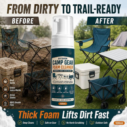 🏕️ Portable Camping Equipment Cleaner for Mud, Grease, and Spills