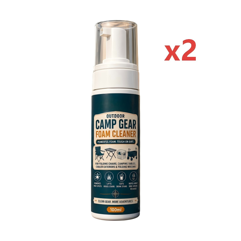 🏕️ Portable Camping Equipment Cleaner for Mud, Grease, and Spills