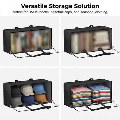 Multi-Purpose Stackable Organizer for CDs, Books, and Hats