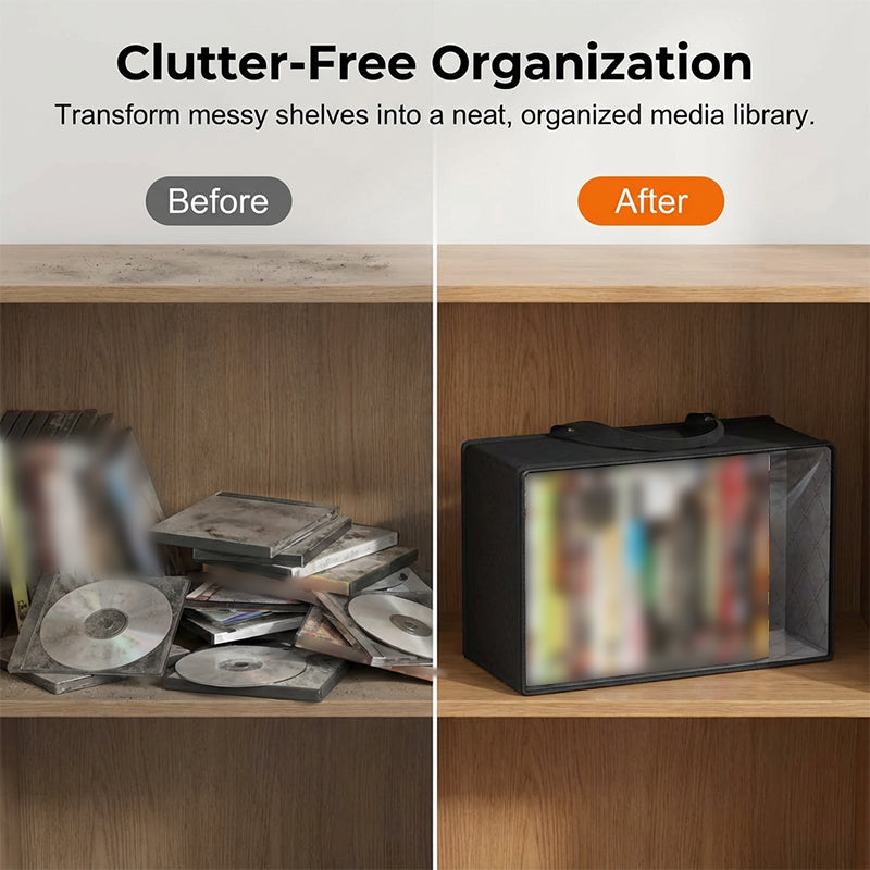 Multi-Purpose Stackable Organizer for CDs, Books, and Hats