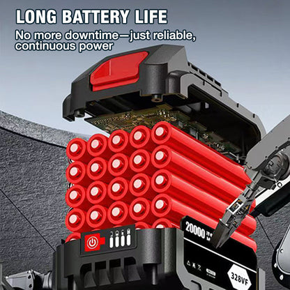 🥳HOT SALE! 6-inch Cordless Mini Chainsaw with 2 Batteries – Safety Lock, Cuts Branches in Seconds! 🌳⚡