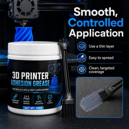Anti-Warping Adhesion Grease for 3D Printers