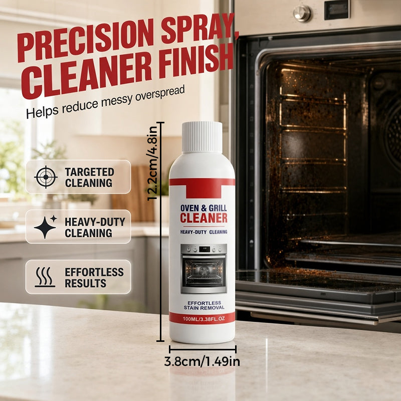 Heavy-Duty Oven and Grill Cleaner-Quick-Acting Degreaser for Kitchen Stains