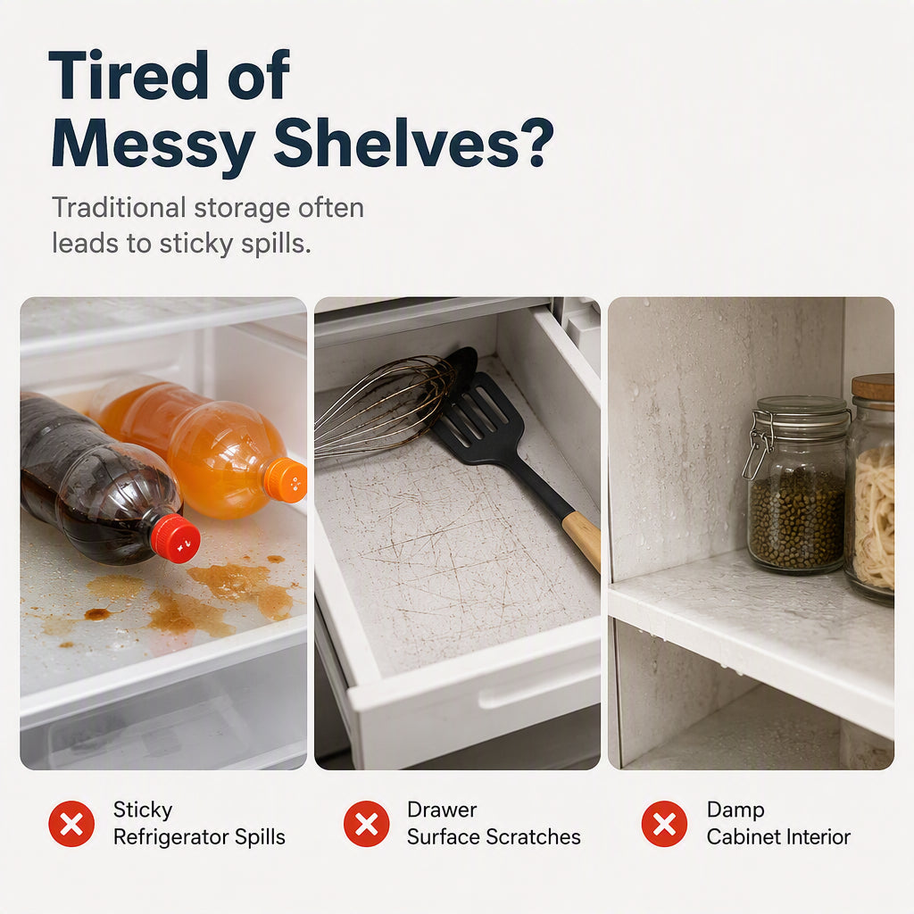 🎉 2026 Sale — Over 31,800 Sold!🧊 Waterproof Fridge Shelf Liners