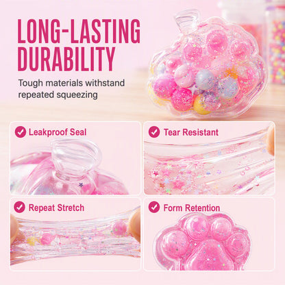 🥳2026 HOT SALE🥳💞50K+ SOLD! 🐱🧊 50% OFF! DIY Fried Ice Squishy Toy Kit – Cat claw design, crystal clear squishy fun. Creative sensory play & stress relief for kids – from £17.99! Buy more, save more! 🎨✨