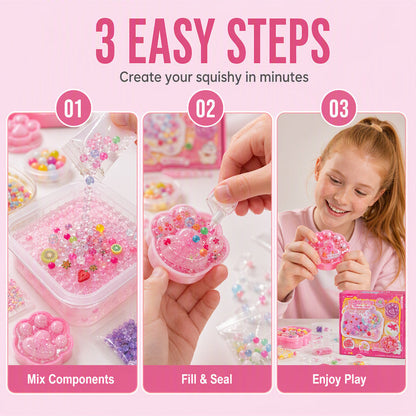 🥳2026 HOT SALE🥳💞50K+ SOLD! 🐱🧊 50% OFF! DIY Fried Ice Squishy Toy Kit – Cat claw design, crystal clear squishy fun. Creative sensory play & stress relief for kids – from £17.99! Buy more, save more! 🎨✨