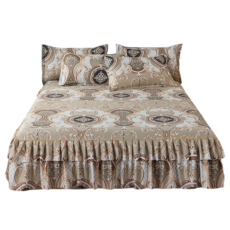 ⏳Limited-time 54% off⏰3-Piece Floral Ruffled Bed Skirt Set🌸🛏️