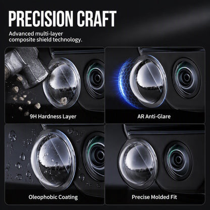 🎉 2026 Sale — Over 22,700 Sold!📷 Clear HD Acrylic Car Camera Lens Protective Cover ✨