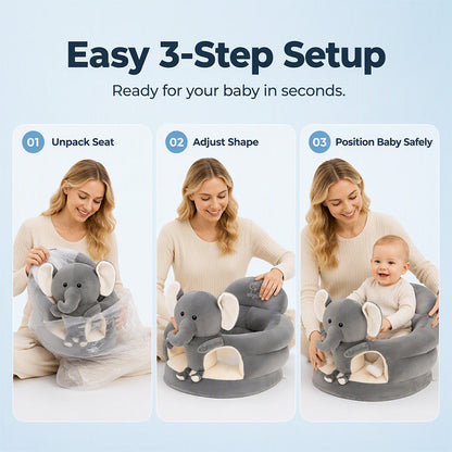 🎉 LIMITED-TIME 50% OFF! 👶 Cartoon Baby Support Sofa – Safe Sitting Training Seat, Cozy Design, Helps Little Ones Sit Steady ✨