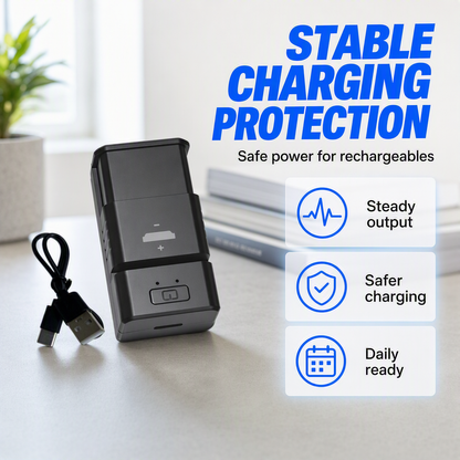 🎉 2026 Sale —Portable Rechargeable Coin Cell Battery Charger