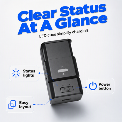 🎉 2026 Sale —Portable Rechargeable Coin Cell Battery Charger