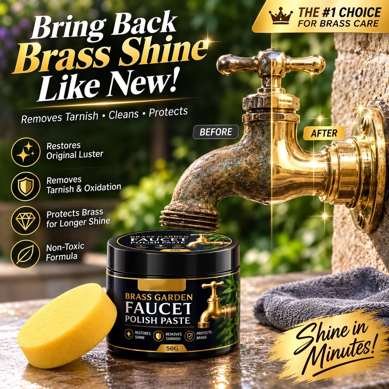 Brass Garden Faucet Polish Paste