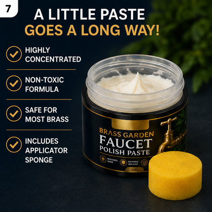 Brass Garden Faucet Polish Paste