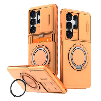 2-in-1 Shockproof Phone Case with Hidden Card Holder