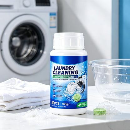 🧼50% OFF NOW! Laundry Stain Remover Effervescent Tablets, Deep Stain Removal Laundry Cleaning Tablets, Fresh‑Scent Soaking Cleaner for Clothes, Multi‑Purpose Garment Cleaning Tabs