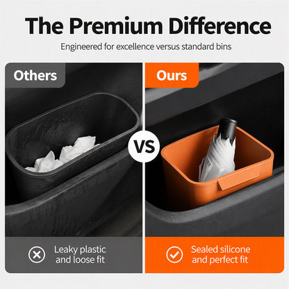 🚗50% OFF NOW! Silicone Car Door Organizer Bin, Waterproof Universal Car Door Side Storage Holder, Liquid‑Silicone Car Interior Caddy for Umbrella, Trash, Small Accessories