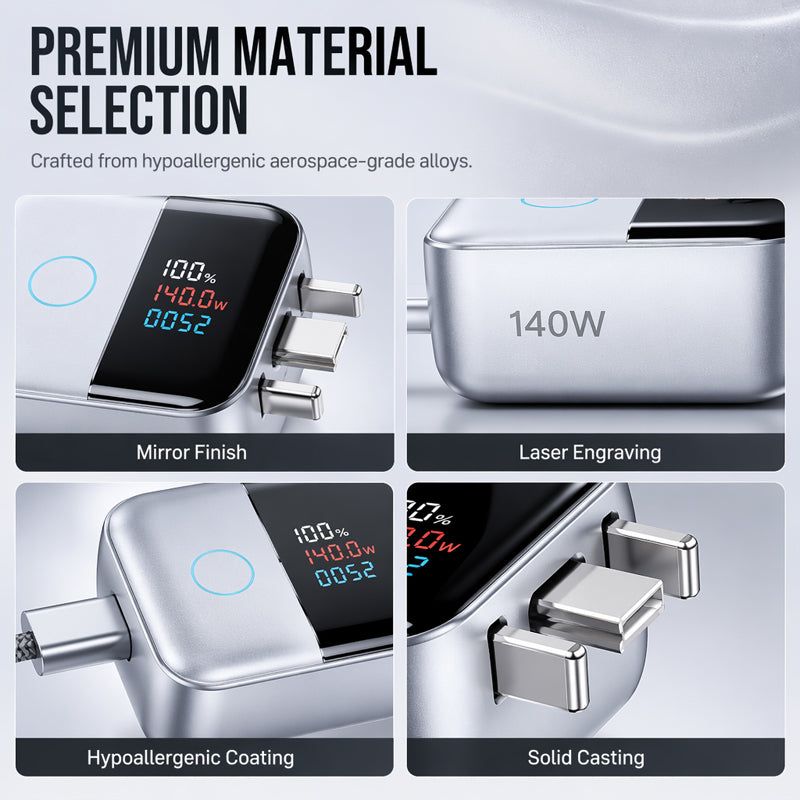 USB-C Smart Charging Protector with LED Display