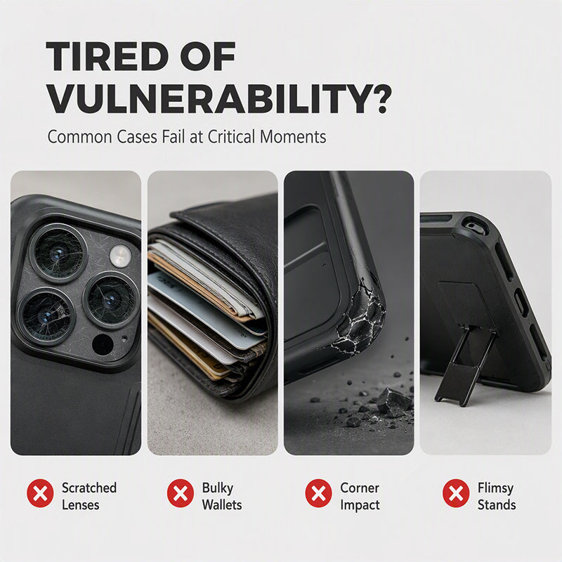 📱 Carry Your Phone and Cards in One Protective Case