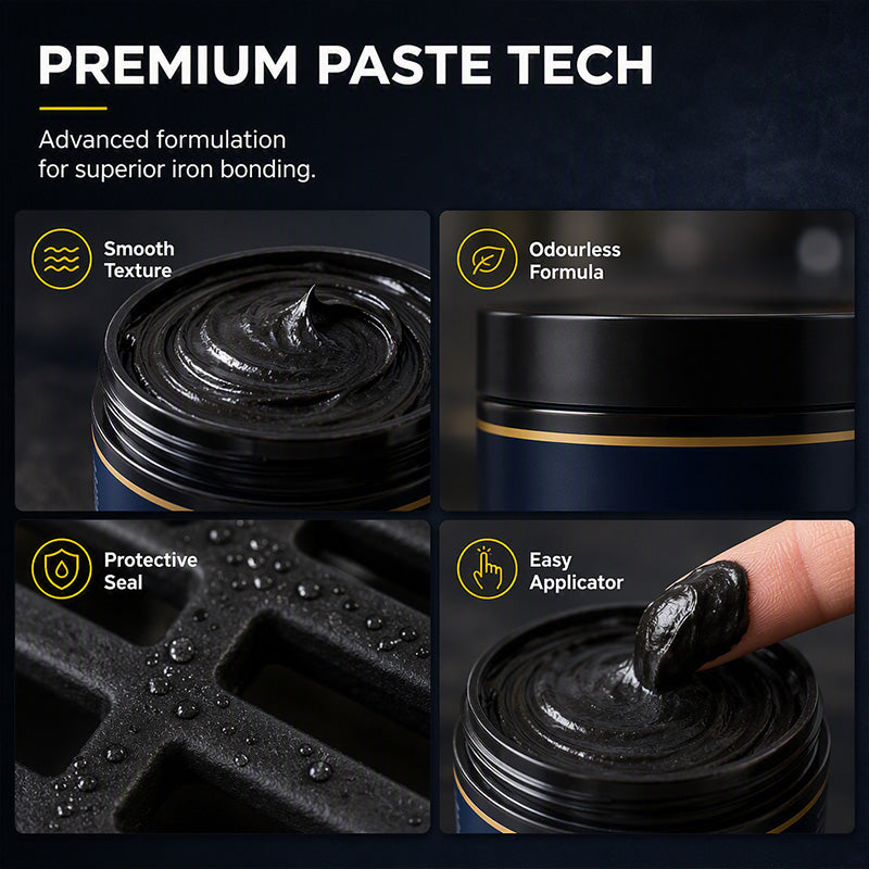 Cast Iron Stove Polish with Sponge 