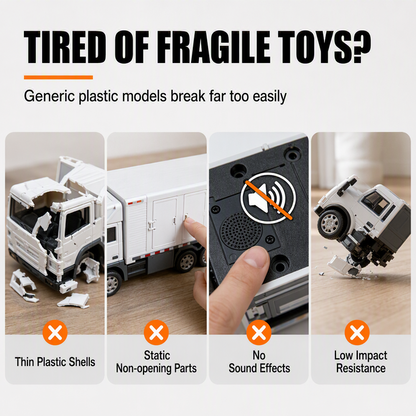 Pull-Back Alloy Command Truck Toy