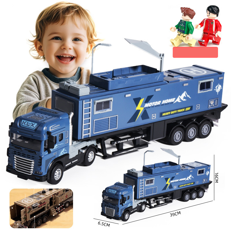 Pull-Back Alloy Command Truck Toy