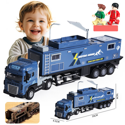 Pull-Back Alloy Command Truck Toy