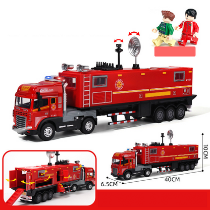 Pull-Back Alloy Command Truck Toy