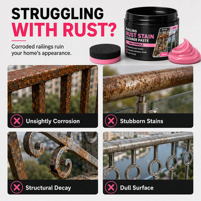 🔥Limited Time Promotion 50% OFF🔥Railing Rust Stain Cleaner Paste