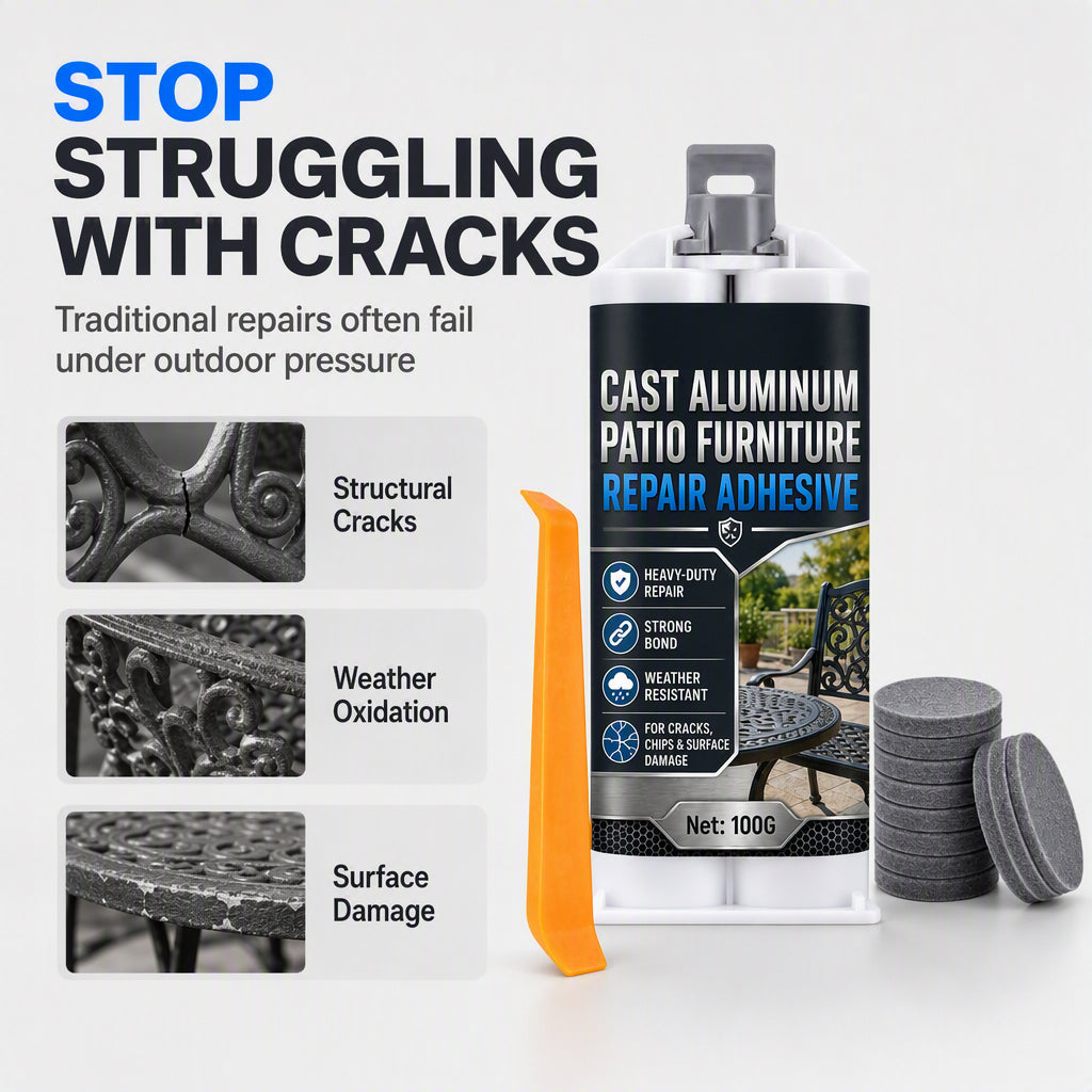Cast Aluminum Patio Furniture Repair Adhesive