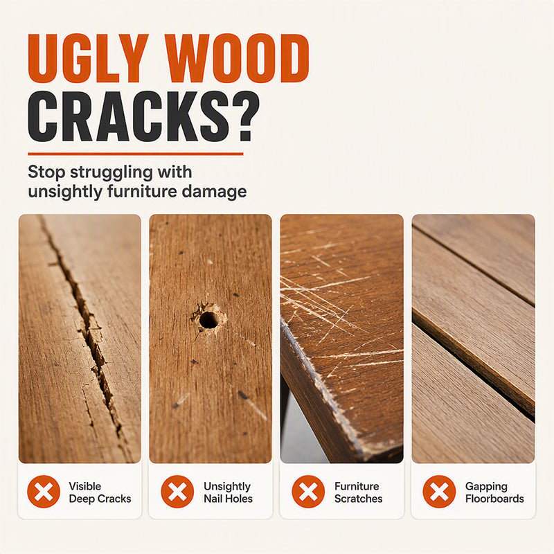 🔥Limited Time Promotion 50% OFF🔥Wood Filler for Cracks and Holes