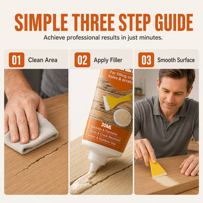 🔥Limited Time Promotion 50% OFF🔥Wood Filler for Cracks and Holes