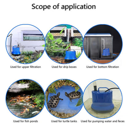 Bottom Suction Fish Tank Water Filter Pump