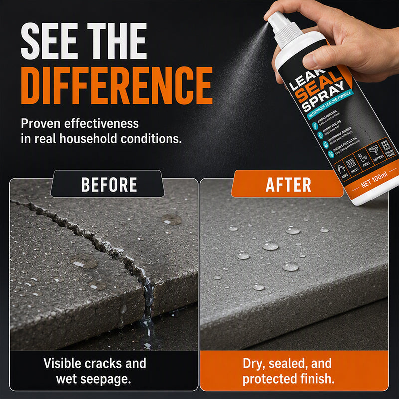 🏆 Last Day Special Price $13.99! 💧Buy 2 Get 1 Free🎁Portable Instant Leak Sealant Spray, Strong Adhesion Waterproof Sealing Spray