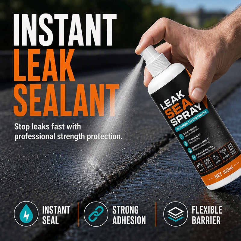 🏆 Last Day Special Price $13.99! 💧Buy 2 Get 1 Free🎁Portable Instant Leak Sealant Spray, Strong Adhesion Waterproof Sealing Spray