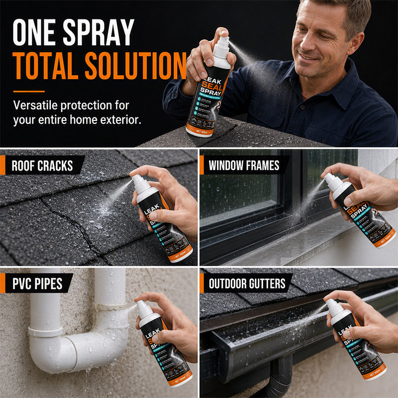 🏆 Last Day Special Price $13.99! 💧Buy 2 Get 1 Free🎁Portable Instant Leak Sealant Spray, Strong Adhesion Waterproof Sealing Spray
