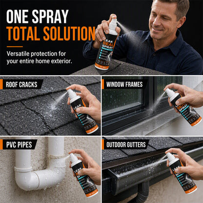 🏆 Last Day Special Price $13.99! 💧Buy 2 Get 1 Free🎁Portable Instant Leak Sealant Spray, Strong Adhesion Waterproof Sealing Spray