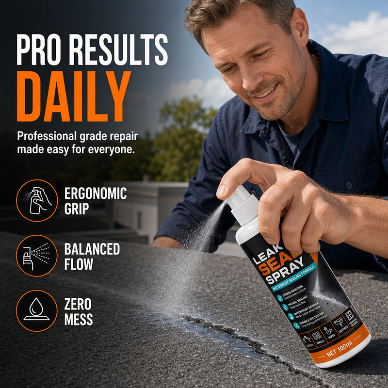🏆 Last Day Special Price $13.99! 💧Buy 2 Get 1 Free🎁Portable Instant Leak Sealant Spray, Strong Adhesion Waterproof Sealing Spray
